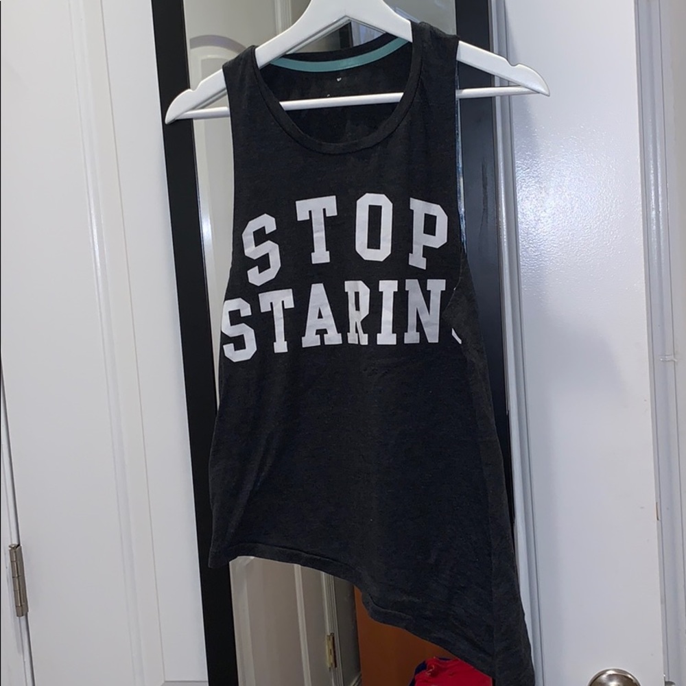 work out graphic tank